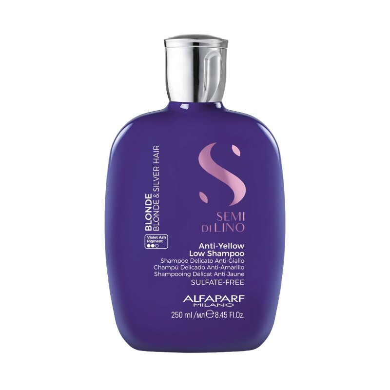 alfaparf milano semi di lino blond anti yellow shampoo 250ml