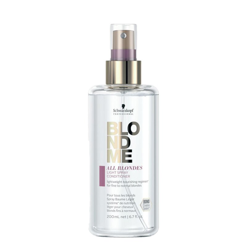 schwarzkopf blondme all blondes light spray conditioner 200ml