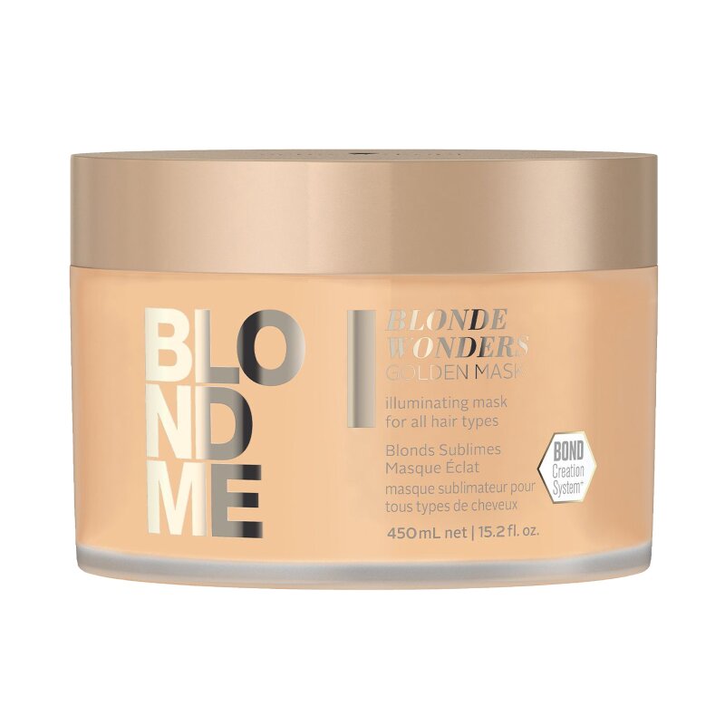 schwarzkopf blondme blonde wonders golden mask 450ml
