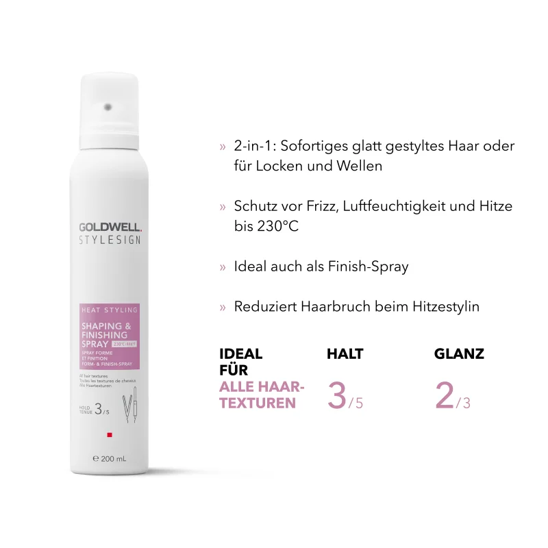 goldwell stylesign heat styling form finish spray 200ml neu~2