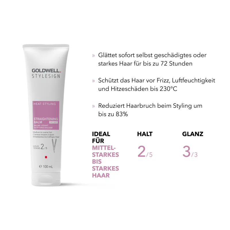goldwell stylesign heat styling glaettungs balsam 100ml neu~2