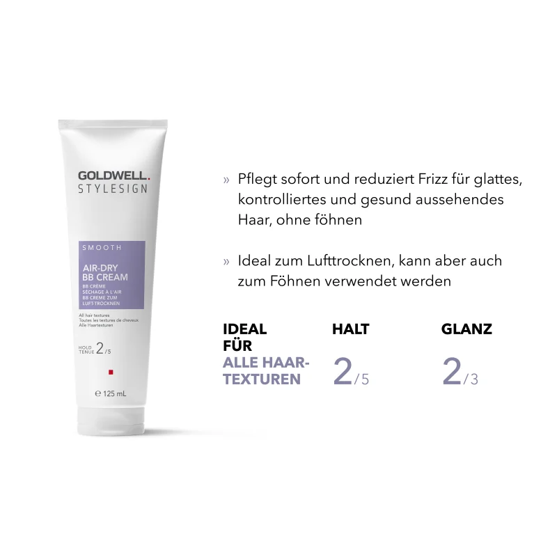 goldwell stylesign smooth bb creme zum lufttrocknen 125ml neu~2