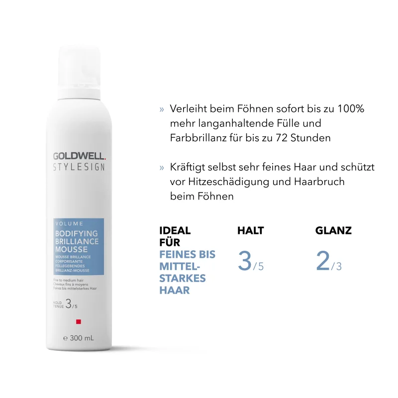 goldwell stylesign volume fuellegebendes brillanz mousse 300ml neu~2