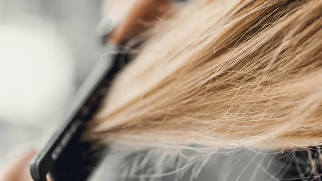 strapazierte haare