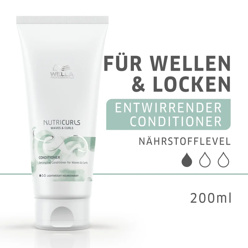 wella professionals nutricurls conditioner 200ml 1862